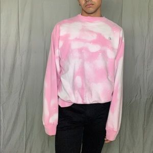 pink champion sweatshirt
